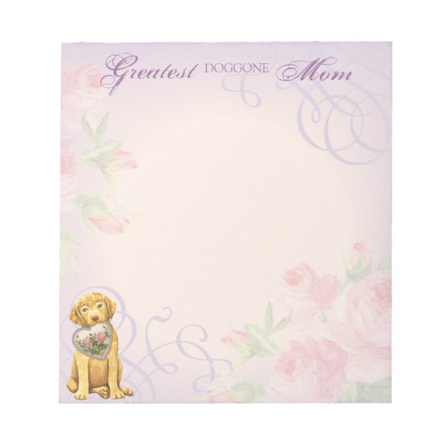 Chessie Heart Mom Notepad (Front)