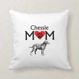 Chessie Mom Throw Pillow