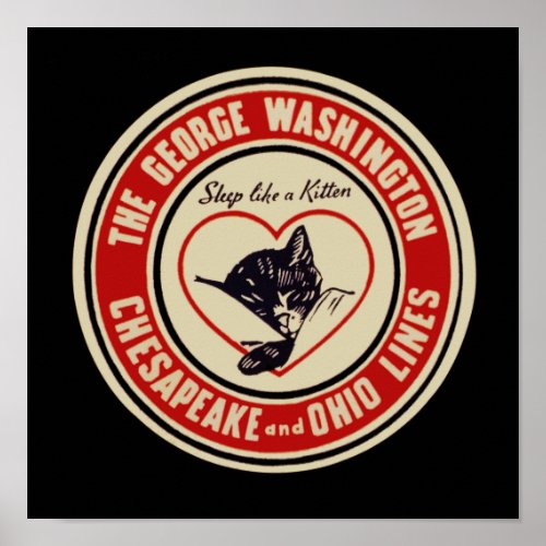 Chessie  The George Washington poster