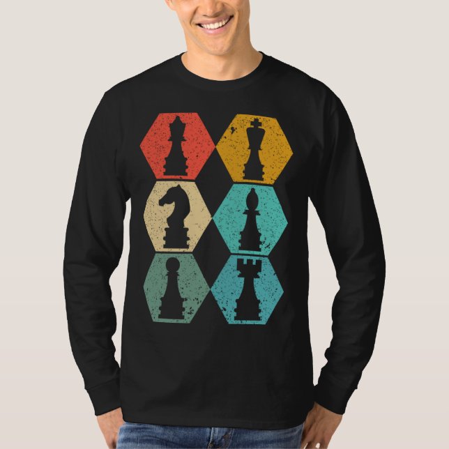 Chessmen Chess Figure Pawn Player T-Shirt (Front)