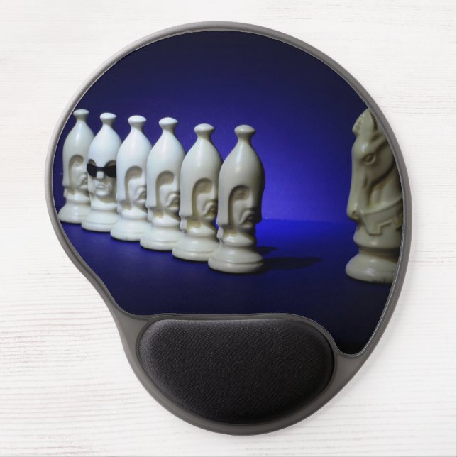 Chessmen Gel Mouse Pad (Front)