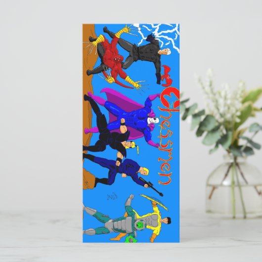 Chessmen Rackcard/bookmark (Standing Front)