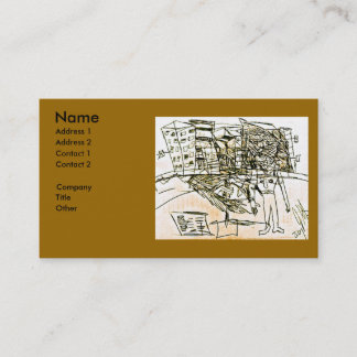 CHEST FACE CITY BUSINESS CARD