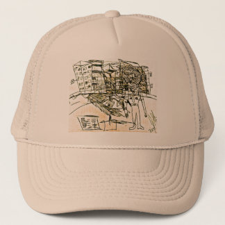 CHEST FACE CITY TRUCKER HAT