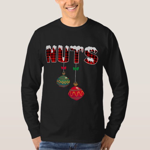 Chest Nuts Chestnuts Christmas Couples Nuts T_Shirt