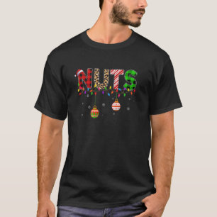 Chest Nuts Christmas Lights Couples Matching Famil T-Shirt