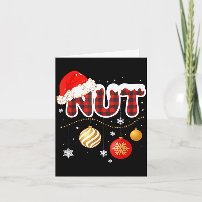 Chest Nuts Christmas Matching Couple Chestnuts  Card (Front)