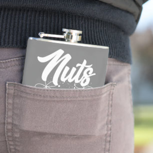Chest Nuts Christmas Matching Couple Chestnuts Flask