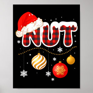 Chest Nuts Christmas Matching Couple Chestnuts Poster