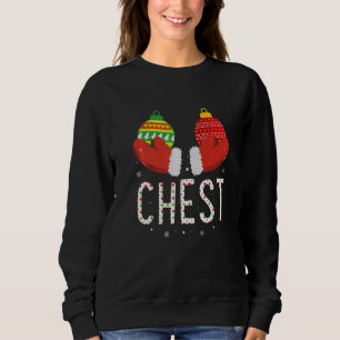 Chest Nuts Christmas     Matching Couple Chestnuts Sweatshirt