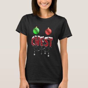 Chest Nuts Christmas Matching Couple Chestnuts T-Shirt