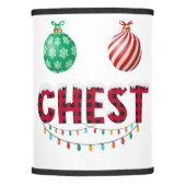 Chest Nuts Christmas Shirt Funny Matching Couple C Lamp Shade (Front)
