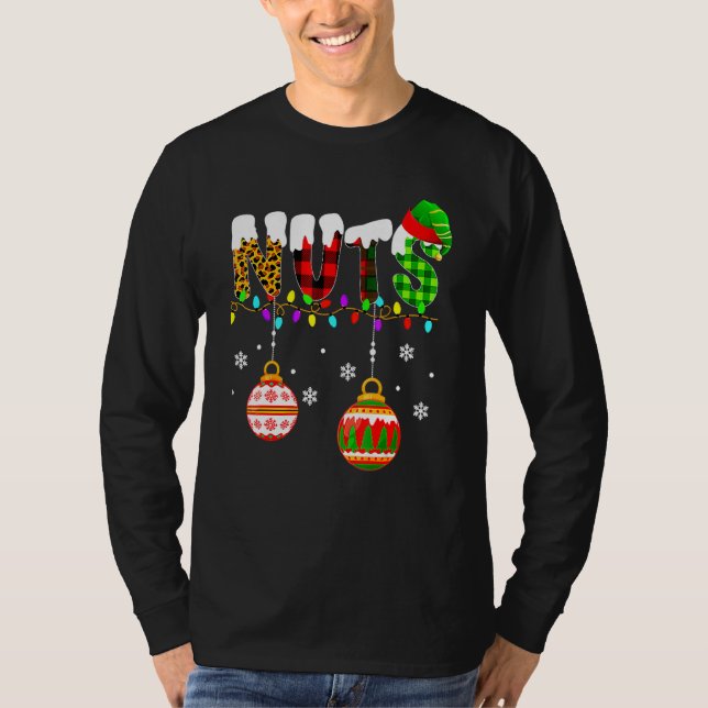 Chest Nuts Couples Christmas Chestnuts Adult Match T-Shirt (Front)