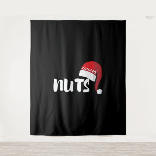 Chest Nuts Couples Christmas Couple Christmas Coup Tapestry