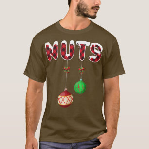 Chest Nuts Funny Matching Chestnuts Christmas Coup T-Shirt
