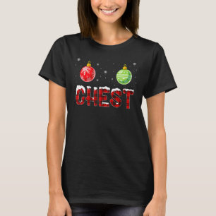 Chest Nuts Matching Chestnuts  Christmas Couples C T-Shirt