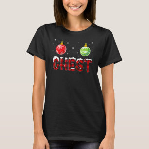 Chest Nuts Matching Chestnuts  Christmas Couples C T-Shirt