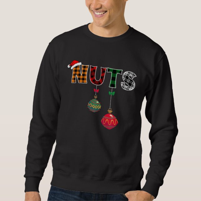 Chest Nuts  Matching Chestnuts Christmas Couples N Sweatshirt (Front)