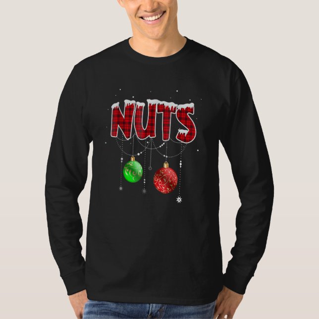 Chest Nuts Matching Chestnuts  Christmas Couples N T-Shirt (Front)