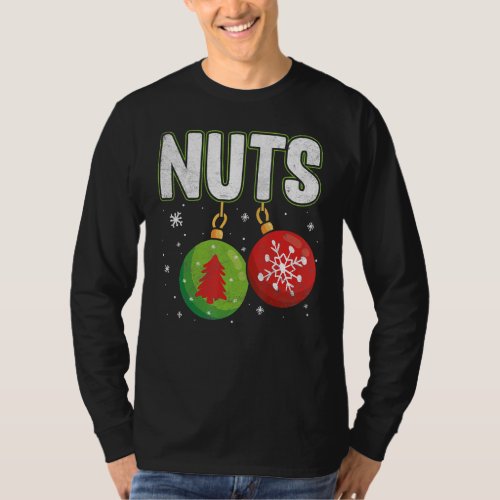 Chest Nuts Matching Chestnuts  Christmas Couples N T_Shirt