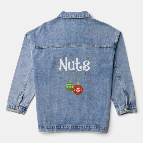 Chest Nuts Matching Chestnuts Christmas Couples Nu Denim Jacket