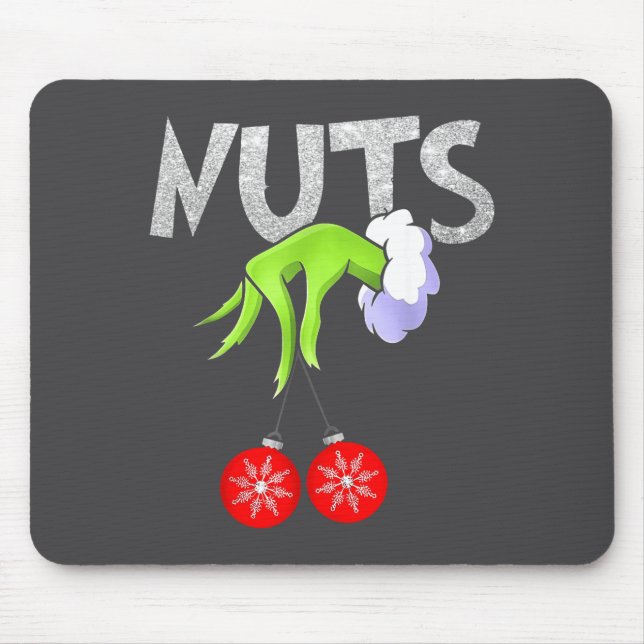 Chest Nuts Matching Chestnuts Christmas Snow Coupl Mouse Pad (Front)