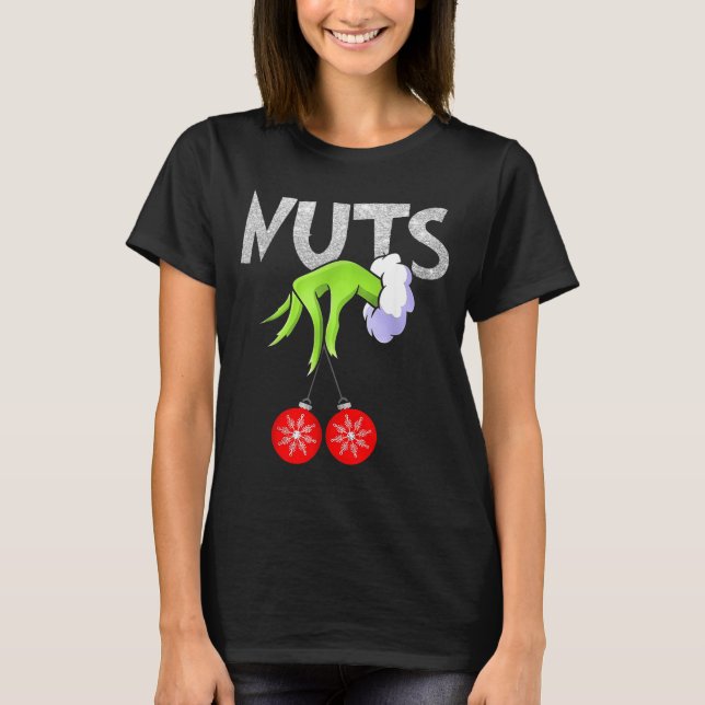 Chest Nuts Matching Chestnuts Christmas Snow Coupl T-Shirt (Front)