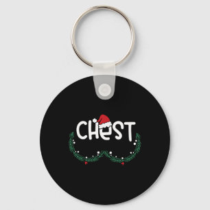 Chest Nuts Matching Chestnuts Xmas Christmas Coupl Keychain