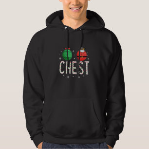 Chest Nuts Matching  Christmas Couples Chestnuts C Hoodie