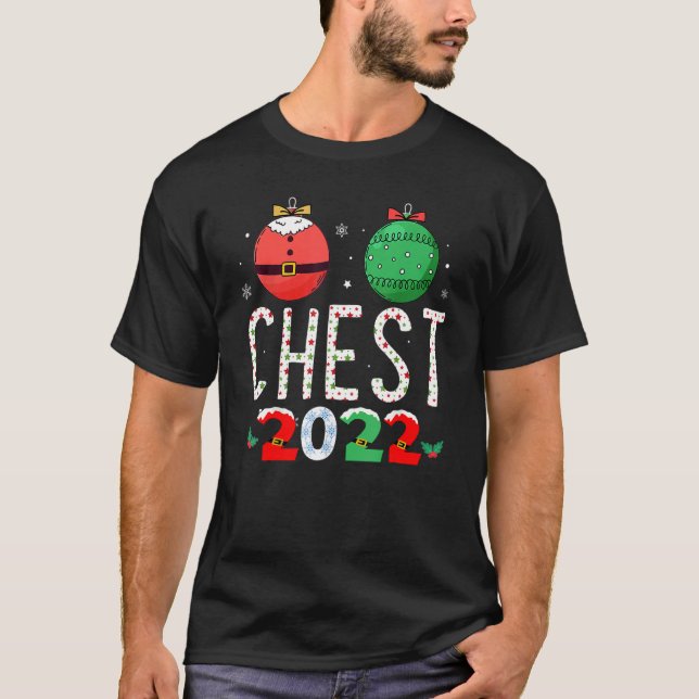 Chest Nuts Matching  Christmas Couples Chestnuts C T-Shirt (Front)