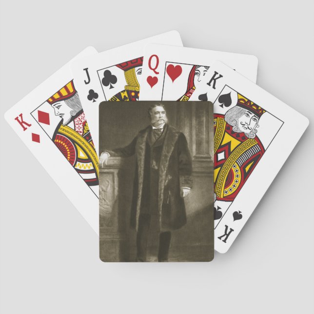 Chester A. Arthur, 21st President of the United St Poker Cards (Back)