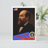 Chester A. Arthur Baseball Card (Standing Front)
