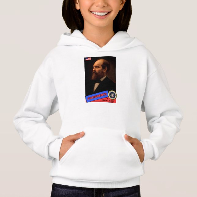 Chester A. Arthur Baseball Card Hoodie (Front)
