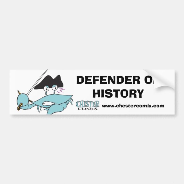 Chester bumper sticker (Front)