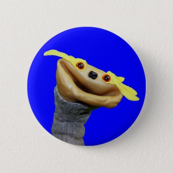 Chester Button (blue) by SiflandOlly at Zazzle