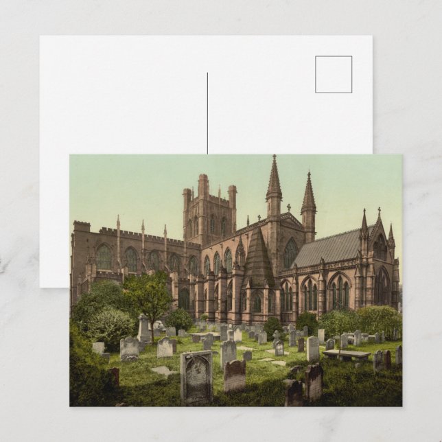 Chester Cathedral, Cheshire, England Postcard (Front/Back)