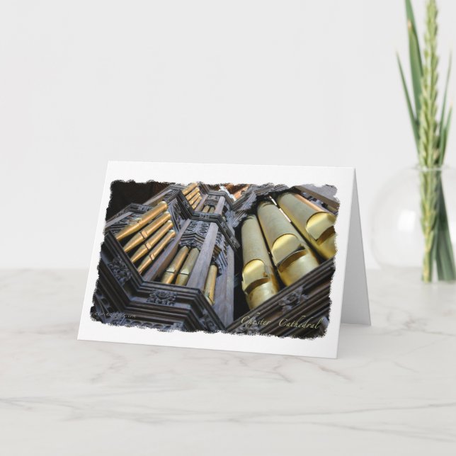 Chester Cathedral greeting card (Front)