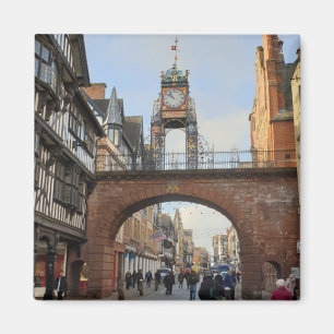 Chester City Walls Clock Magnet