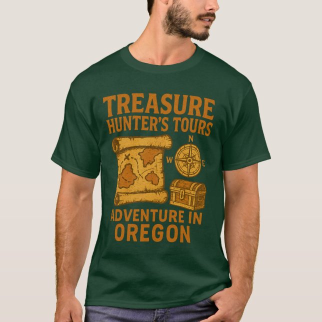 CHESTER COPPERPOT’S TREASURE HUNT TOURS IN ASTORIA T-Shirt (Front)