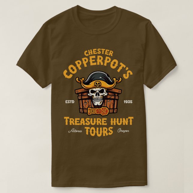 Chester Copperpots Treasure Hunt Tours 1 T-Shirt (Design Front)