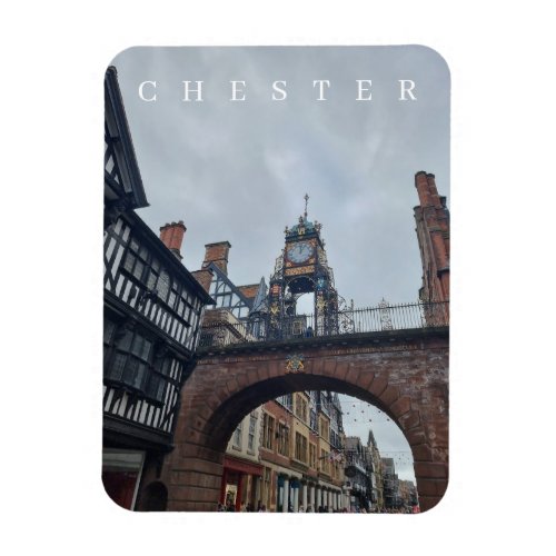 Chester Eastgate Clock view fridge magnet