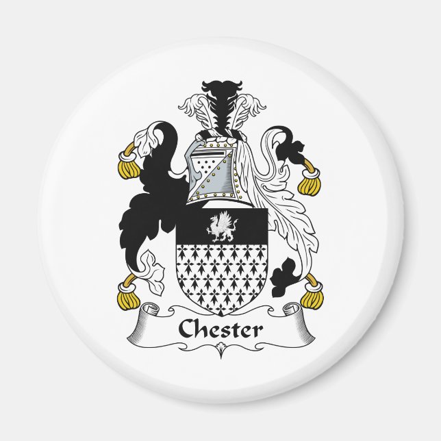 Chester Family Crest Magnet (Front)