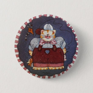 Chester the Cat Button Pin