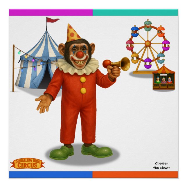 Chester the clown poster (Front)