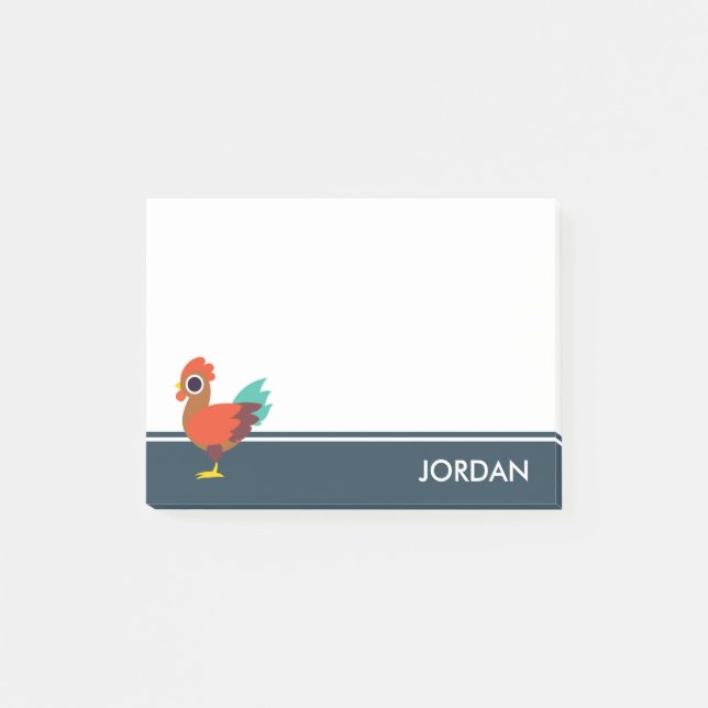 Chester the Rooster Post-it Notes (Front)