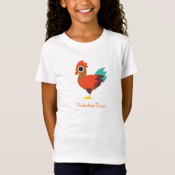 Chester The Rooster T-shirt by peekaboobarn at Zazzle
