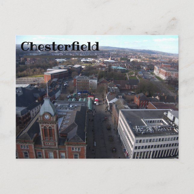 Chesterfield Skyline Postcard (Front)