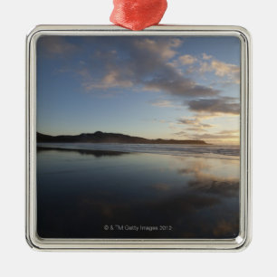 Chesterman Beach at Sunset, Tofino, Vancouver Metal Ornament