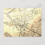 Chestertown, Md Vintage Map Postcard at Zazzle