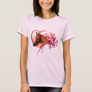 Chestnut Arab Roses T-Shirt